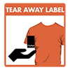Tear away label